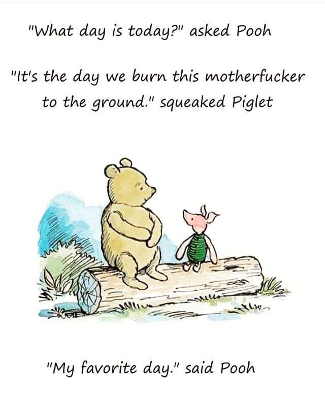 Winnie the Pooh and Piglet's Day of Burning