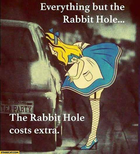 Everything but the Rabbit Hole... The Rabbit Hole costs extra.