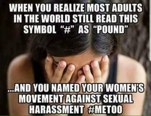 Realization about the '#' Symbol and the #MeToo Movement