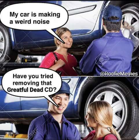 Car Trouble and Music Humor