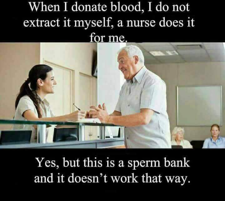 Sperm Bank Confusion: Blood Donation Misunderstanding
