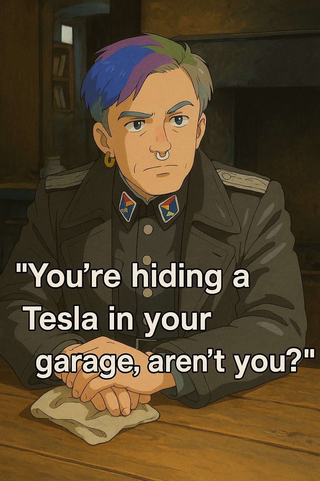 You're hiding a Tesla in your garage, aren't you?