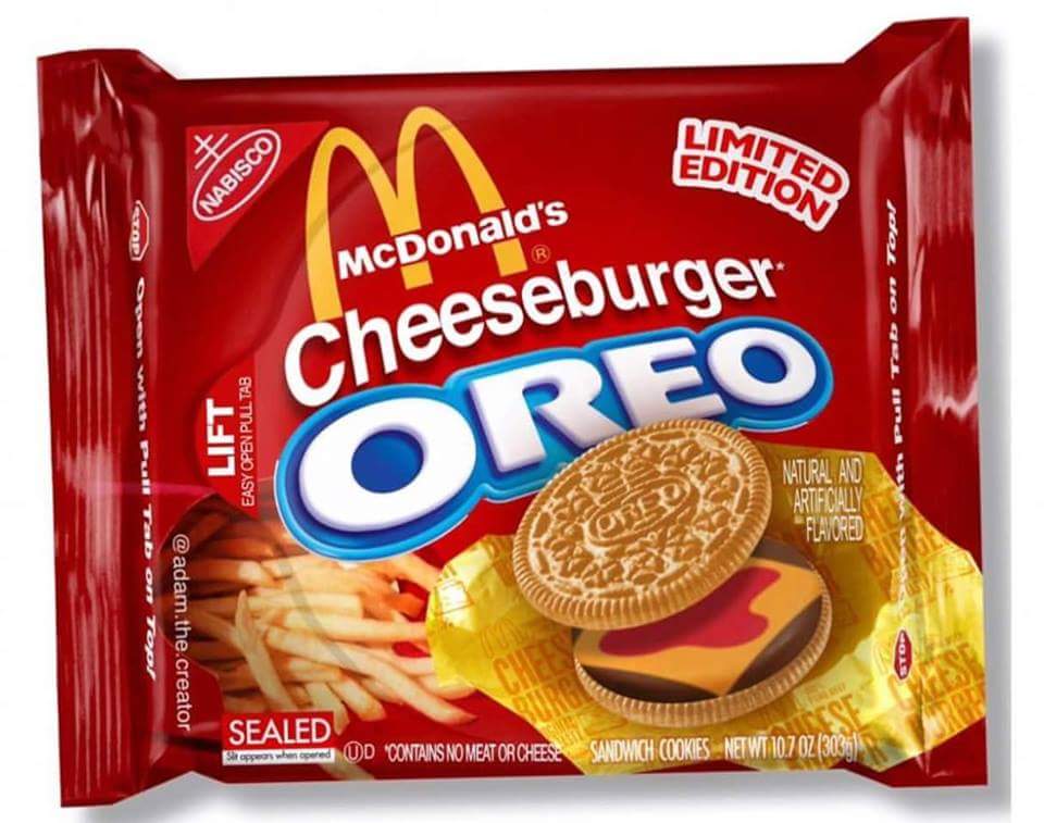 McDonald's Cheeseburger Oreo Limited Edition